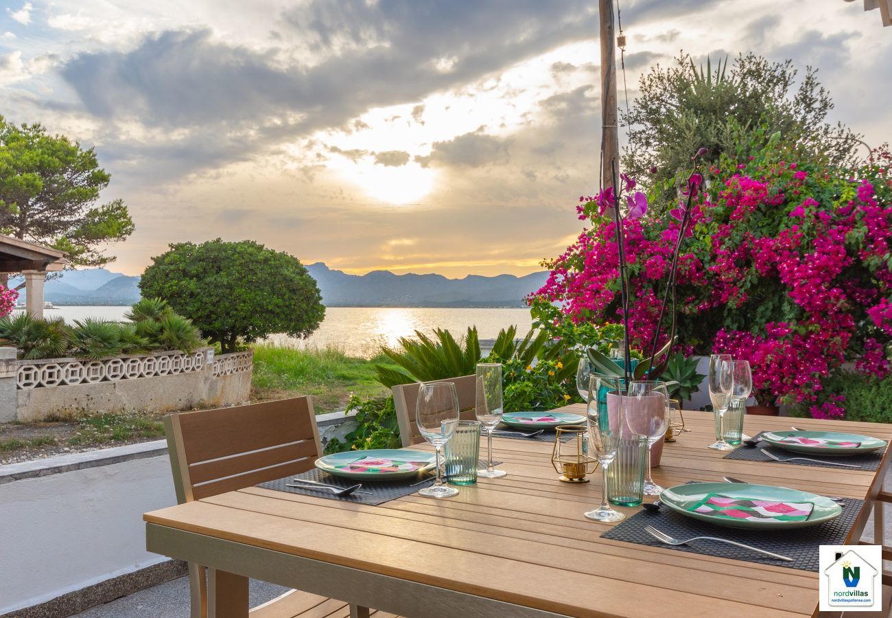 Familienhaus in Manresa Alcudia, direkt am Meer