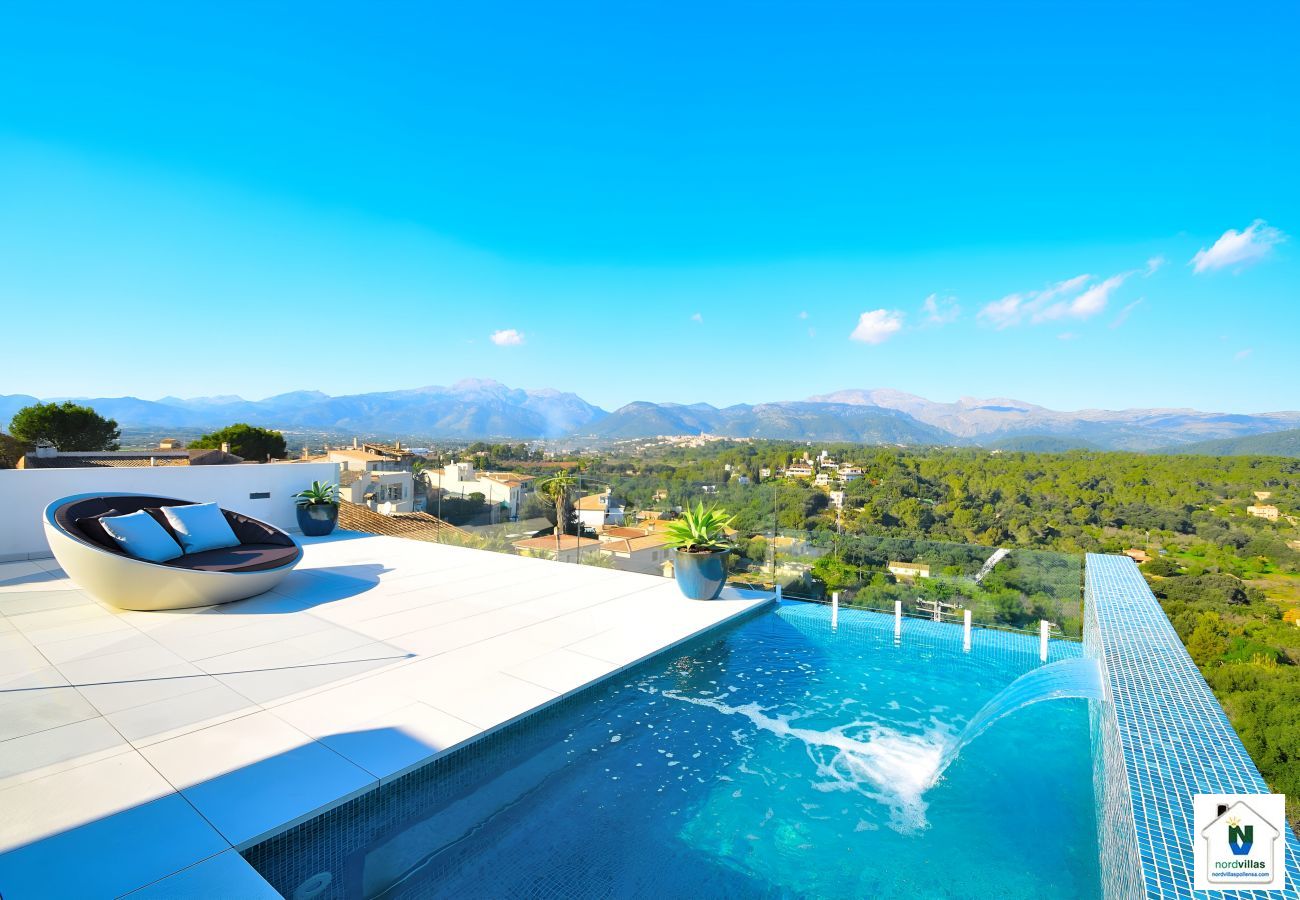 Villa de lujo con piscina y vistas de toda Mallorca