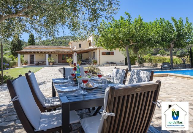 Hus på landet i Pollensa / Pollença - VILLA CAN PEDRO  Ref. VP25 Hus på landet i Pollensa / Pollença - VILLA CAN PEDRO  Ref. VP25