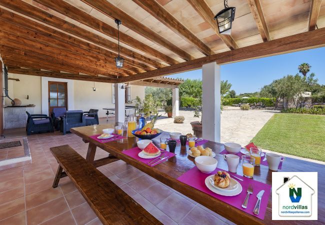 Hus på landet i Pollensa / Pollença - VILLA CAN PEDRO  Ref. VP25 Hus på landet i Pollensa / Pollença - VILLA CAN PEDRO  Ref. VP25