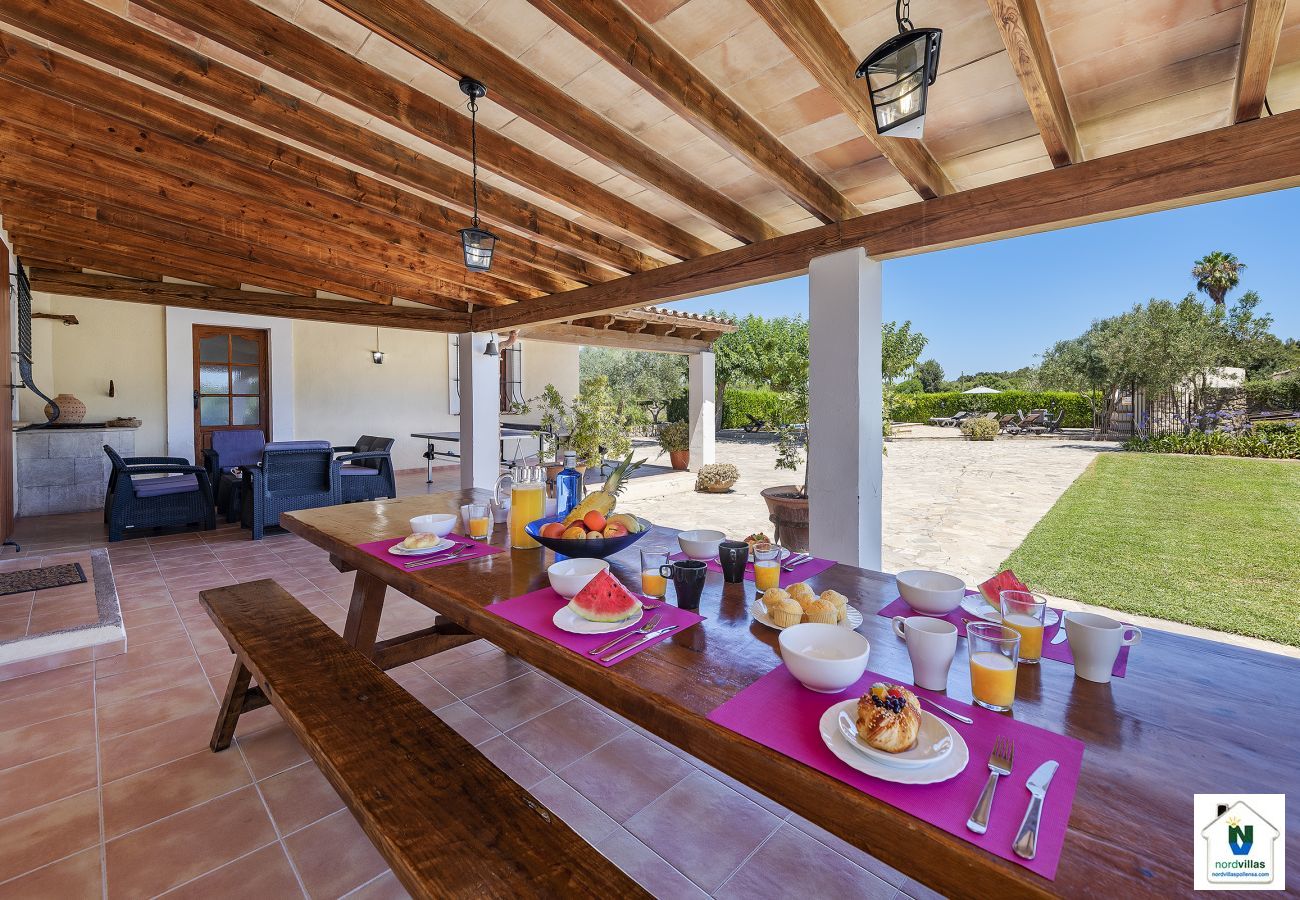 Hus på landet i Pollensa / Pollença - VILLA CAN PEDRO  Ref. VP25 Hus på landet i Pollensa / Pollença - VILLA CAN PEDRO  Ref. VP25