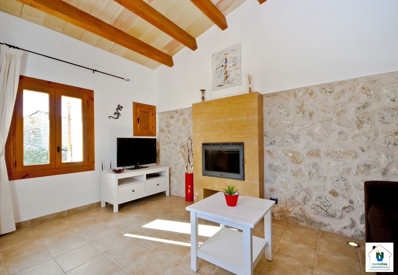 Living room with fireplace and satellite tv Living room with fireplace and satellite tv
