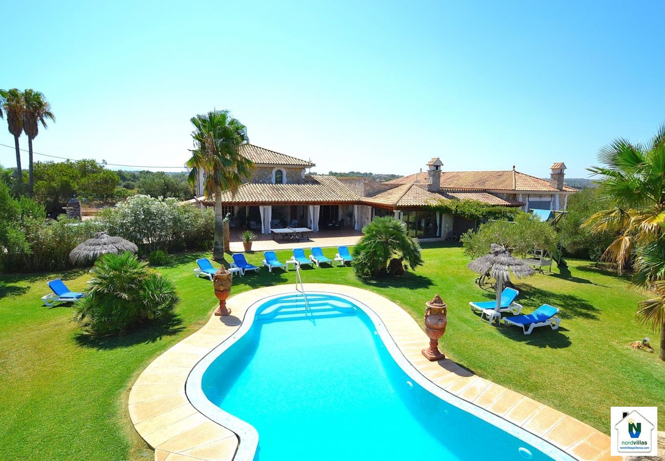 The house has a pool for a perfect holiday